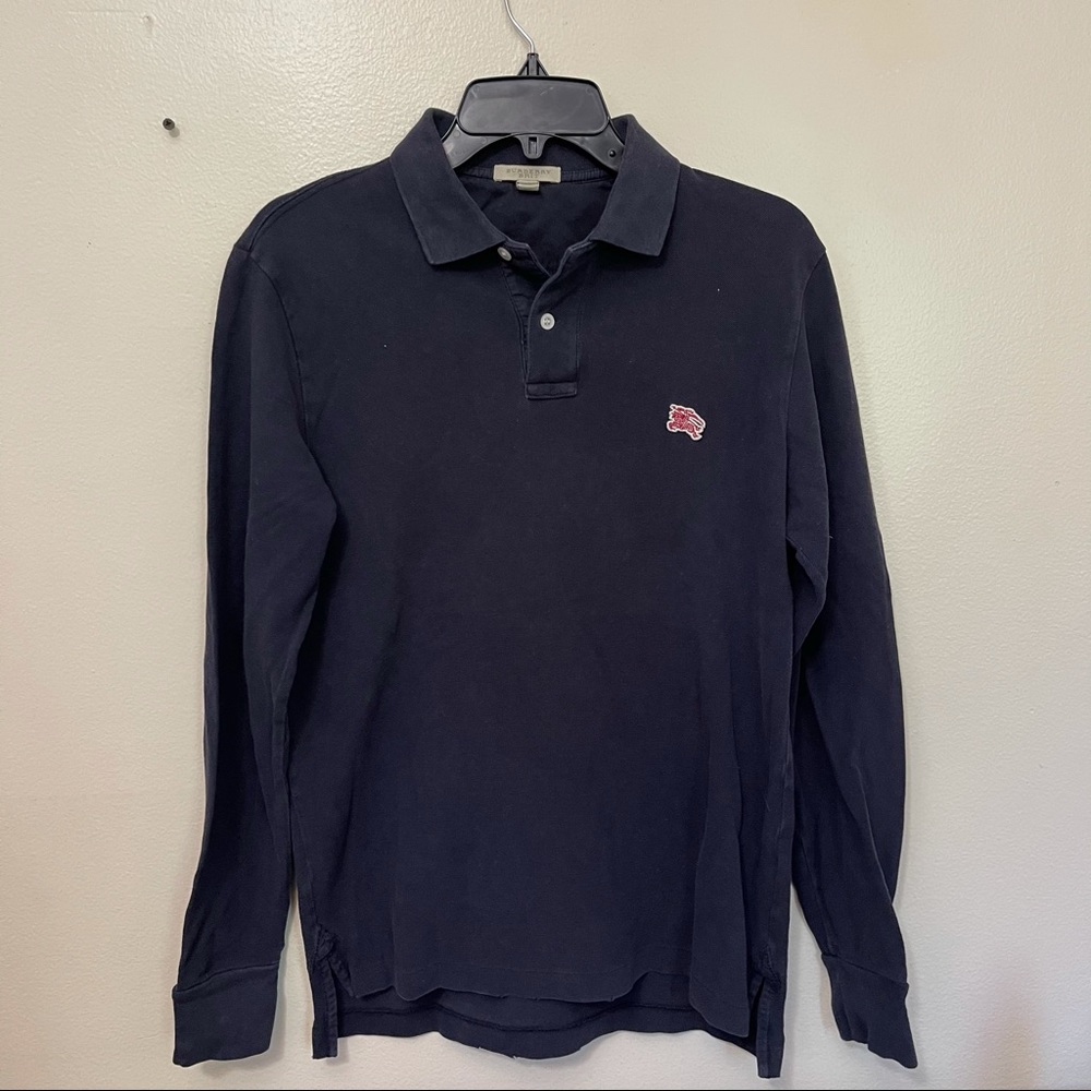 Burberry long sleeve polo